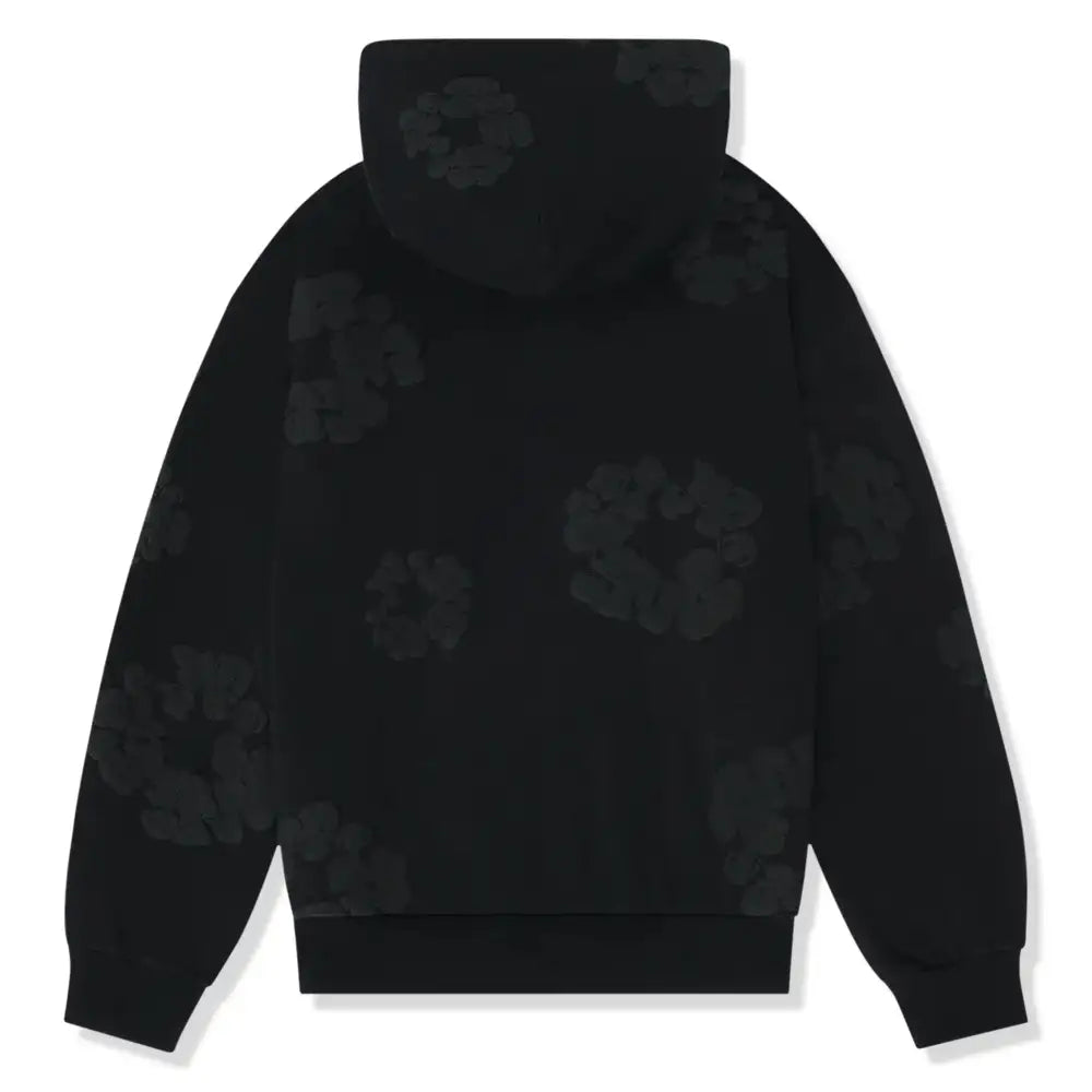 Denim Tears Cotton Wreath Black Monochrome Hoodie/Pants (2-Piece)