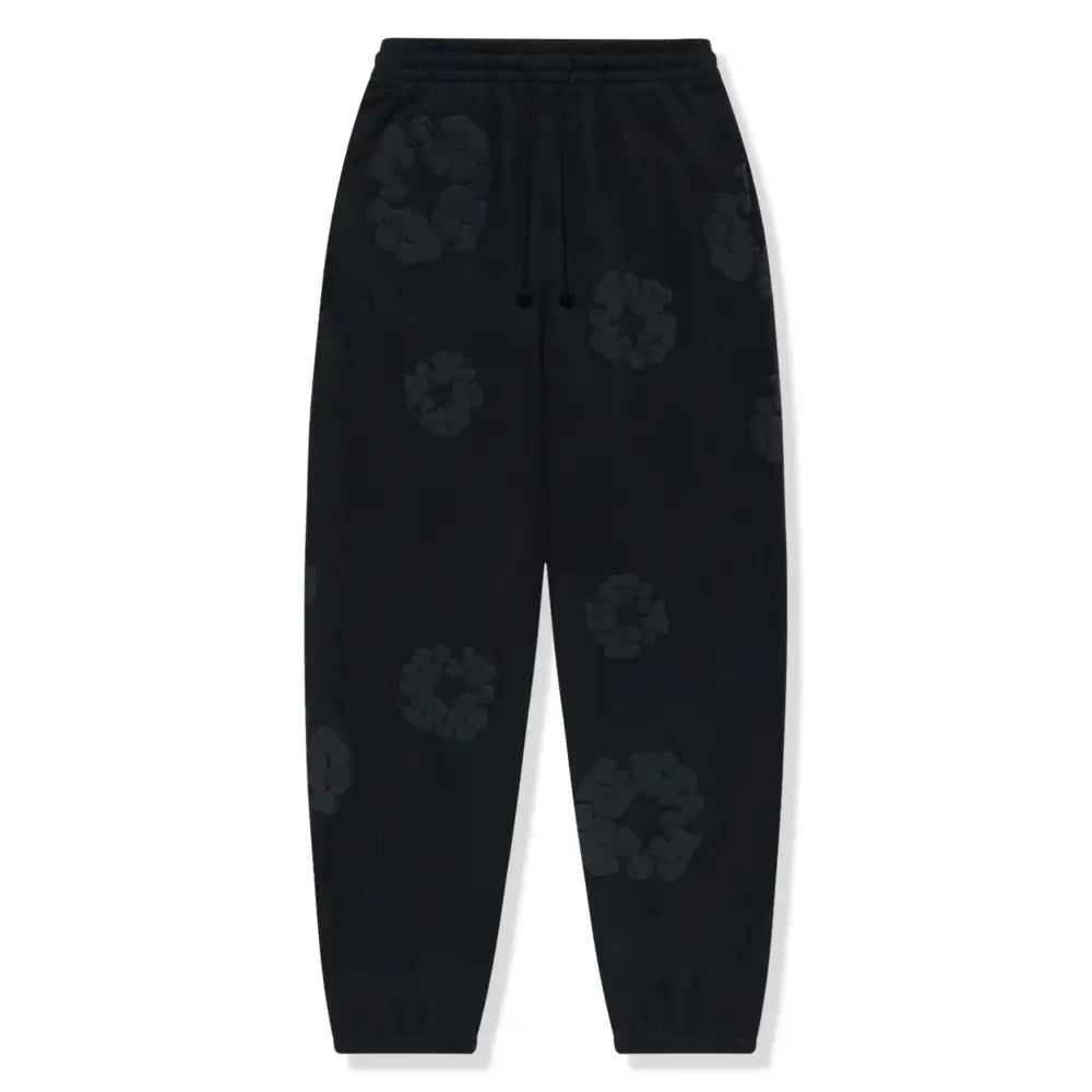 Denim Tears Cotton Wreath Black Monochrome Hoodie/Pants (2-Piece)